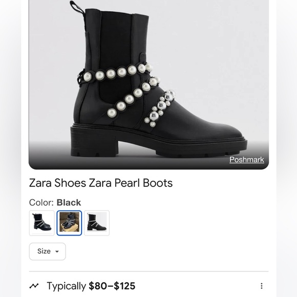 Brand new leather Zara ankle boots - Picture 4 of 4